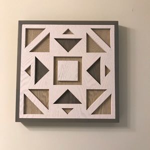 Geo Wooden Plaque